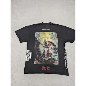 Darc Sport Shirt Mens Small Black Echoes Of Valhalla Oversized Graphic Viking